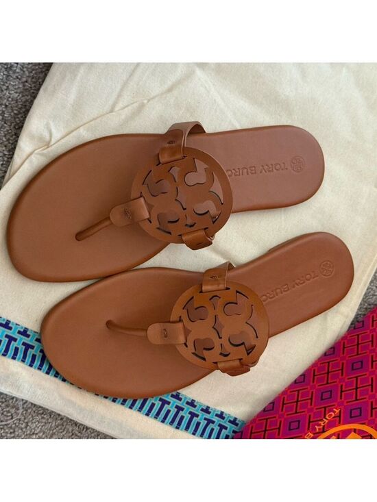 Tory Burch Shoes - New tory burch miller calf leather sandals in Millie/ bourbon color